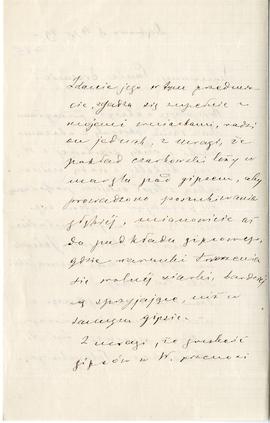 List od Bronisława Jasińskiego do Erazma Majewskiego (rękopis)  strona 2