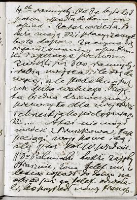 Notatnik nr 75 z odręcznymi notatkami Erazma Majewskiego z okresu od 28.08.1914 r. do 17.09.1914 ...