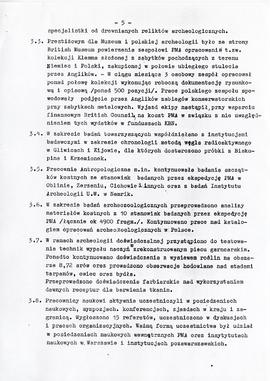Państwowe Muzeum Archeologiczne w Warszawie. Sprawozdanie z działalności w roku 1992.  Maszynopis...