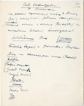 Rękopis dwudziestu ośmiu wykładów Józefa Żurowskiego pt. "Zagadnienie Kopca Krakusa na tle z...