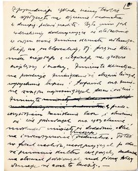 Rękopis dziewięciu wykładów Józefa Żurowskiego pt. "Osadnictwo przedhistoryczne w dorzeczu G...