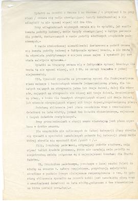 Maszynopis, odpis. "Okólnik Nr 9 /og. Zb. 182/. Dnia 4. lutego 1920 r. Do Szefów Sekcji i Na...