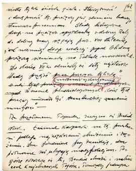 Rękopis dziewięciu wykładów Józefa Żurowskiego pt. "Osadnictwo przedhistoryczne w dorzeczu G...