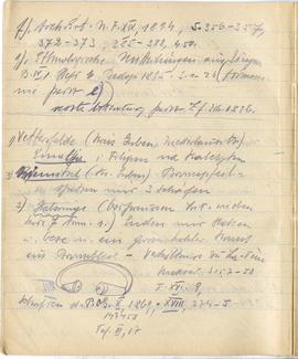 Brulion Józefa Żurowskiego z notatkami w języku niemieckim z okresu studiów w Wiedniu  strona 13