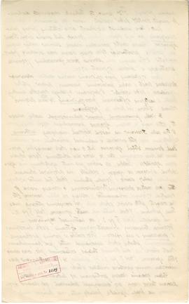 Rękopis pracy doktorskiej Józefa Żurowskiego pt. Wykopalisko z Jakuszowic Małych na tle pokrewnyc...