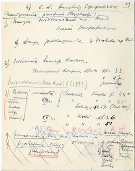 Rękopis dwudziestu ośmiu wykładów Józefa Żurowskiego pt. "Zagadnienie Kopca Krakusa na tle z...