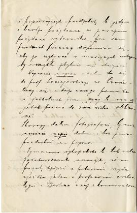 List od księdza Gibasiewicza do Erazma Majewskiego (rękopis)  strona 2