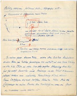 Brulion Józefa Żurowskiego zawierający zbiór luźnych kartek z notatkami w języku polskim i niemie...