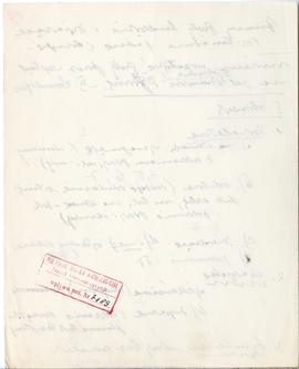 Rękopis wykładów Józefa Żurowskiego z zakresu archeologii przedhistorycznej  strona 174: pieczątk...