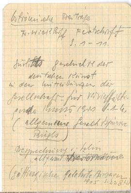 Fiszka z odręcznymi notatkami bibliograficznymi Józefa Żurowskiego  strona 1