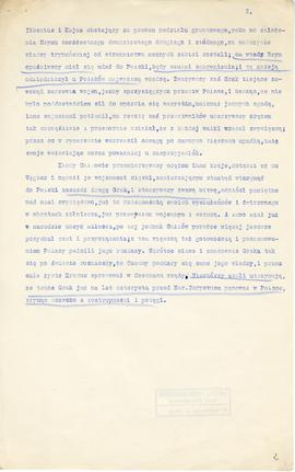 Maszynopis wypisu z przekładu Karola Mecherzyńskiego na język polski "Jana Długosza kanonika...
