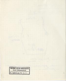 Zespół odręcznych notatek Józefa Żurowskiego (w tym opisy zabytków i zapiski bibliograficzne) wra...