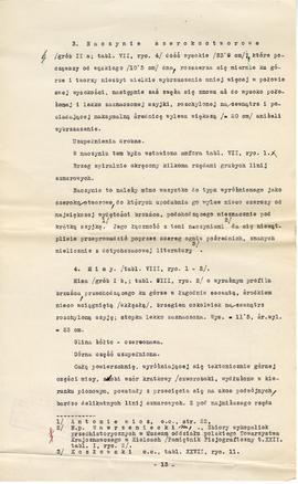 Maszynopis artykułu Józefa Żurowskiego pt. "Dwa groby kultury złockiej" z odręcznymi po...