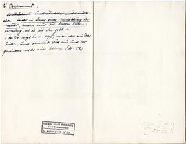 Odręczne wypisy Józefa Żurowskiego w języku niemieckim z publikacji A. Haupta  Die älteste Kunst ...