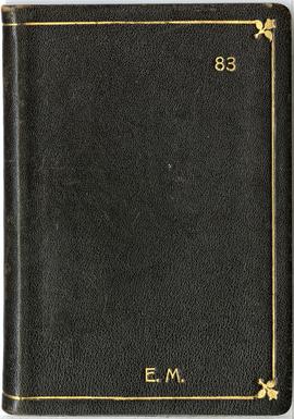 Notatnik nr 83 z odręcznymi notatkami Erazma Majewskiego z okresu od 26.06.1915 r. do 06.08.1915 ...