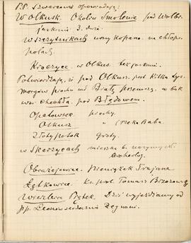 „Notatnik (brulion) Archeologiczny Erazma Majewskiego” - notatki dawniejsze cd.