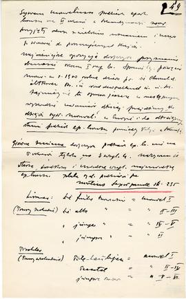 Rękopis jedenastu wykładów Józefa Żurowskiego pt. "Epoka bronzu ze szczególnem uwzględn. pod...