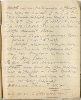 Brulion Józefa Żurowskiego z notatkami w języku niemieckim z okresu studiów w Wiedniu  strona 68