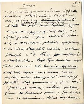 Rękopis dziewięciu wykładów Józefa Żurowskiego pt. "Osadnictwo przedhistoryczne w dorzeczu G...