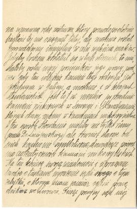 List od Janusza Bohdana do Erazma Majewskiego (rękopis)  strona 4