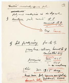 Rękopis jedenastu wykładów Józefa Żurowskiego pt. "Epoka bronzu ze szczególnem uwzględn. pod...