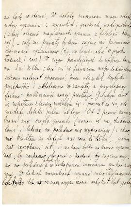 List od Witolda Klingera do Erazma Majewskiego (rękopis), strona 2