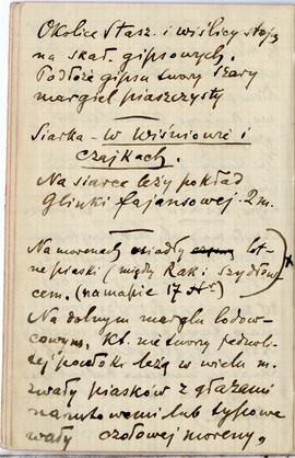 Notes nr 41 z wpisami odręcznymi  Erazma Majewskiego z okresu od 09.02.1893 r.-09.04.1993 r.  str...