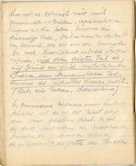 Brulion Józefa Żurowskiego z notatkami w języku niemieckim z okresu studiów w Wiedniu  strona 65