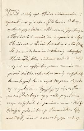 List od dr. Łęgowskiego do Redakcji "Wisły" (rękopis)  strona 3