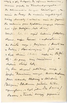 List od Jana Grzegorzewskiego do Erazma Majewskiego (rękopis)  strona 2