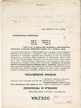 Odręczne notatki Józefa Żurowskiego na temat analogii do zabytków z Jakuszowic Małych  sporządzon...