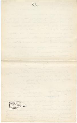 Maszynopis i rękopis trzynastu wykładów Józefa Żurowskiego na temat kultury megalitycznej  strona...