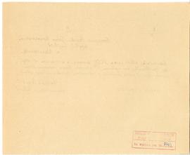 Rękopis. Pismo konserwatora Michała Drewko z dnia 5 lipca 1921 r. do Prezydium Państwowego Grona ...