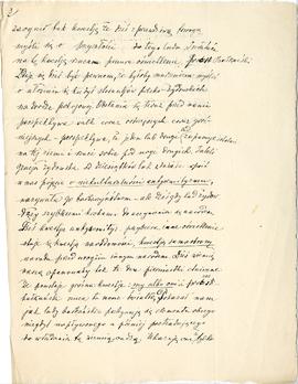 Rękopis niekompletny-fragment artykułu z dnia 15.11.1912 r.  strona: „zaognił tak kwestję że dziś...