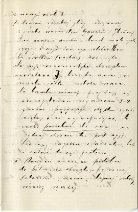List od księdza Gibasiewicza do Erazma Majewskiego (rękopis)  strona 3