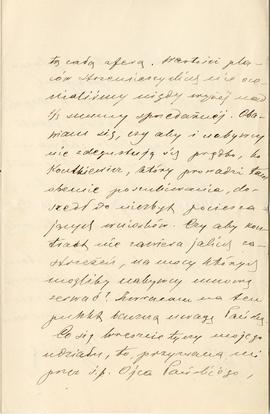 List od Bronisława Jasińskiego do Erazma Majewskiego (rękopis)  strona 3