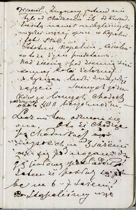 Notes nr 9 z okresu 30.06.1878 r .- 14.03.1879 r. Notatki odręczne Erazma Majewskiego   dot. wizy...