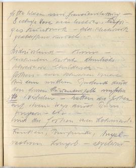 Brulion Józefa Żurowskiego z notatkami w języku niemieckim z okresu studiów w Wiedniu  strona 34