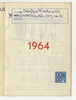 Terminarz i informator kieszonkowy 1964 z notatkami odręcznymi prof. Stefana Krukowskiego - stron...