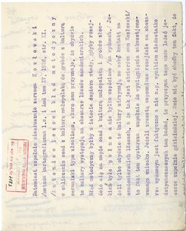 Rękopis trzech wykładów Józefa Żurowskiego pt. "Okres Wikingów w Skandynawji" z roku ak...