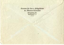 Maszynopis pisma dr Ernsta Petersena w języku niemieckim do Józefa Żurowskiego z dnia 17.12.1935 ...