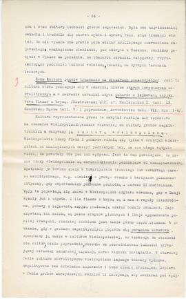 Maszynopis i rękopis trzynastu wykładów Józefa Żurowskiego na temat kultury megalitycznej  strona...