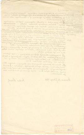 Rękopis. Pismo konserwatora Michała Drewko z dnia 7 lutego 1924 r. do Prezydium Państwowego Grona...