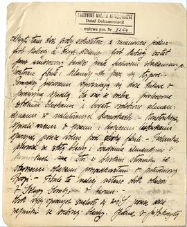 Brulion Józefa Żurowskiego pt. "Plastyka od Fidiasza począwszy" z odręcznymi notatkami ...