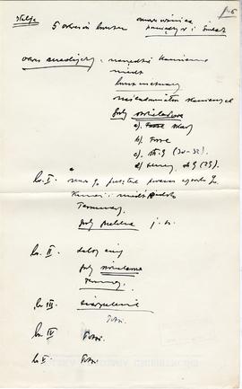 Rękopis jedenastu wykładów Józefa Żurowskiego pt. "Epoka bronzu ze szczególnem uwzględn. pod...