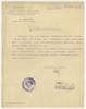 Maszynopis zaświadczenia Państwowego Grona Konserwatorów Zabytków Przedhistorycznych (nr 414/III/...