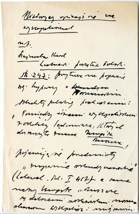 Rękopis dwudziestu ośmiu wykładów Józefa Żurowskiego pt. "Zagadnienie Kopca Krakusa na tle z...