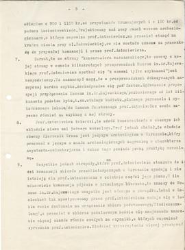 Pismo (maszynopis) z dnia 15.03.1927 r. do Instytutu Nauk Antropologicznych T.N.W.  dot. zbiorów ...