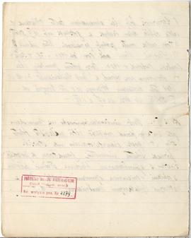 Brulion Józefa Żurowskiego zawierający zbiór luźnych kartek z notatkami w języku polskim i niemie...