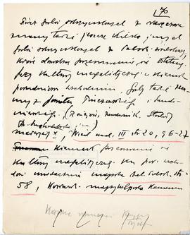 Maszynopis i rękopis trzynastu wykładów Józefa Żurowskiego na temat kultury megalitycznej  strona...